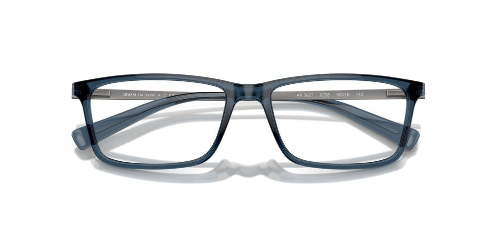 Aros Oftálmicos Armani Exchange Ax3027 Negro Mate