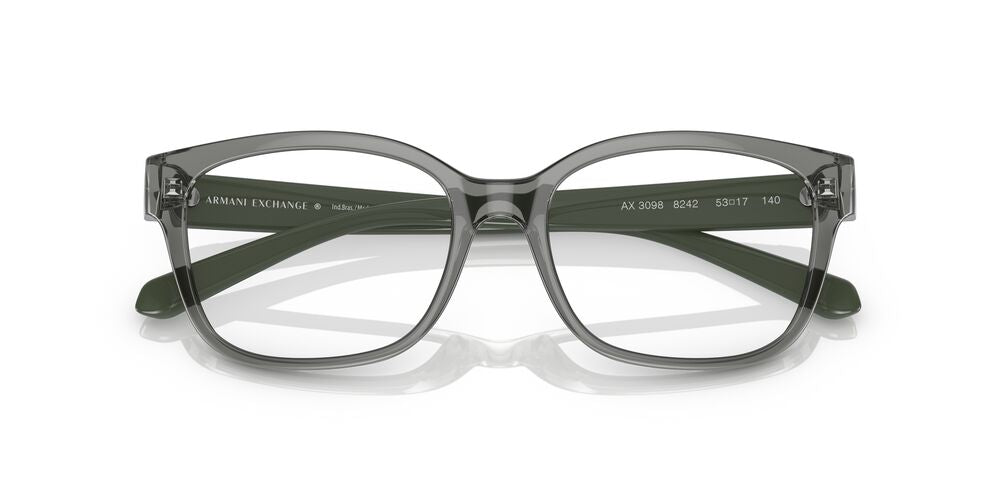 Aros Oftálmicos Armani Exchange Ax3098 Clear Verde