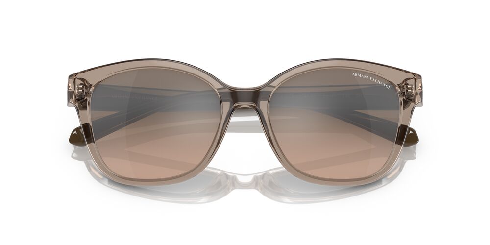 Aros De Sol Armani Exchange Ax4127S Shiny Transparent Tundra