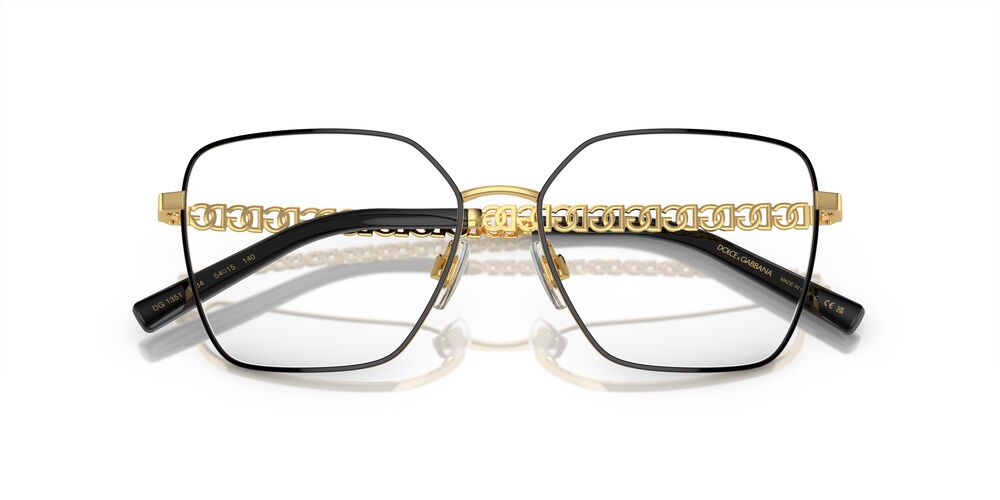 Aros Oftálmicos Dolce & Gabbana Dg1351 Dorado/Negro