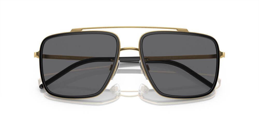Aros De Sol Dolce & Gabbana DG2220 Gold/Black