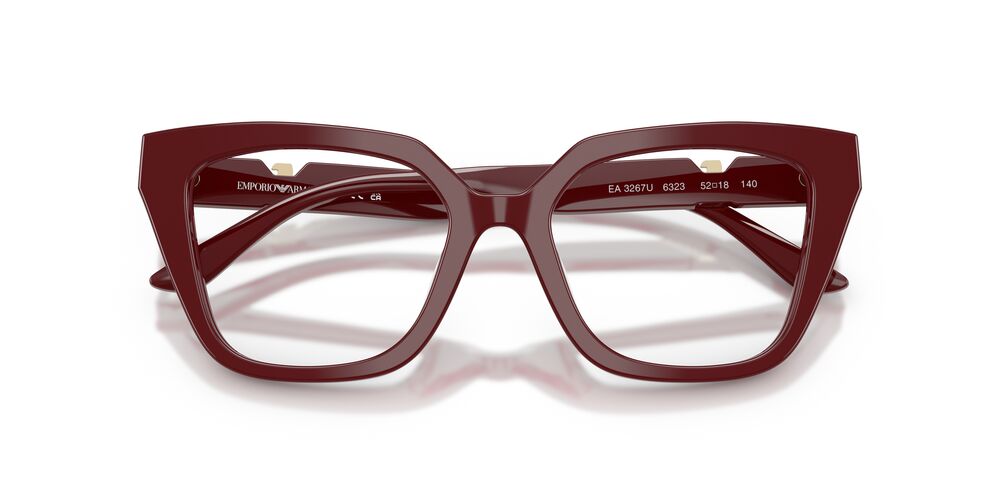Aros Oftálmicos Emporio Armani Ea3267U Negro/Rojo