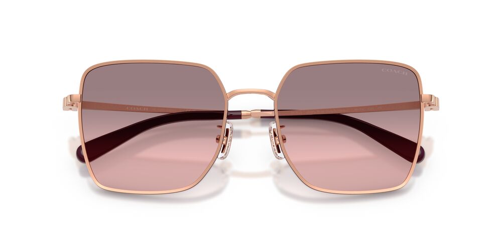 Aros De Sol Coach HC7184D Shiny Rose Gold / Bordeaux