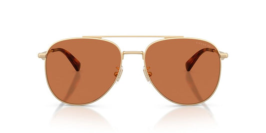 Aros De Sol Coach HC7190 Satin Light Gold