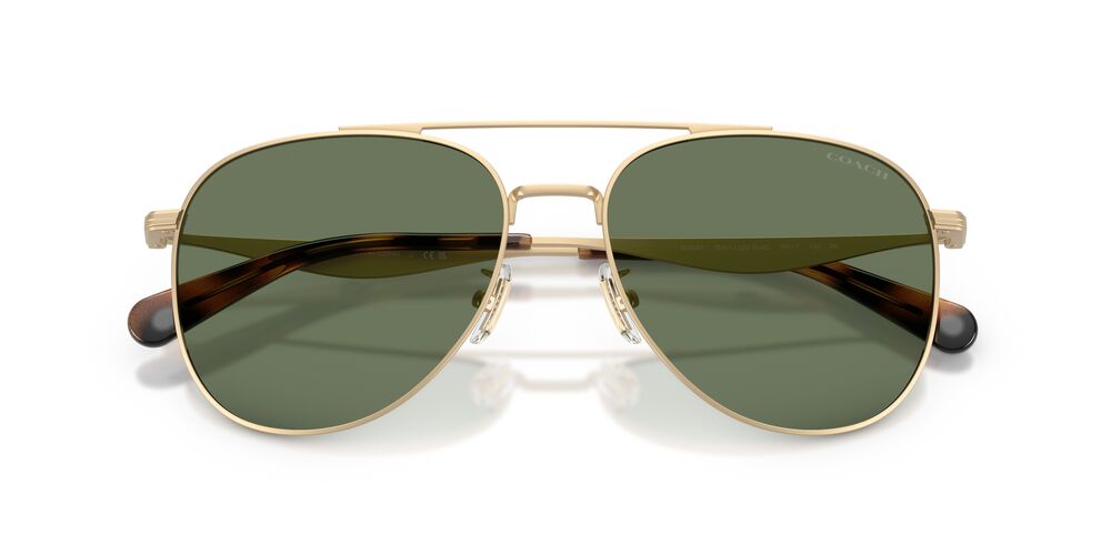 Aros De Sol Coach HC7190 Satin Light Gold