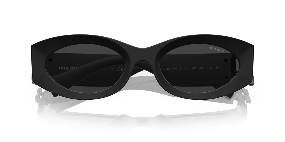 Aros De Sol Miu Miu Mu 11Ws Matte Black