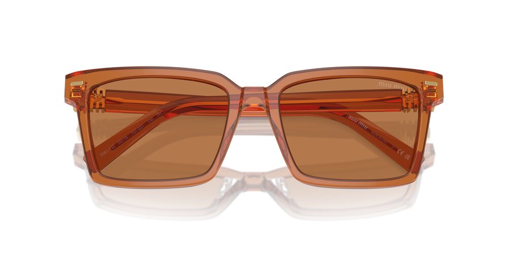 Aros De Sol Miu Miu Mu 13Zs Caramel Trasparent