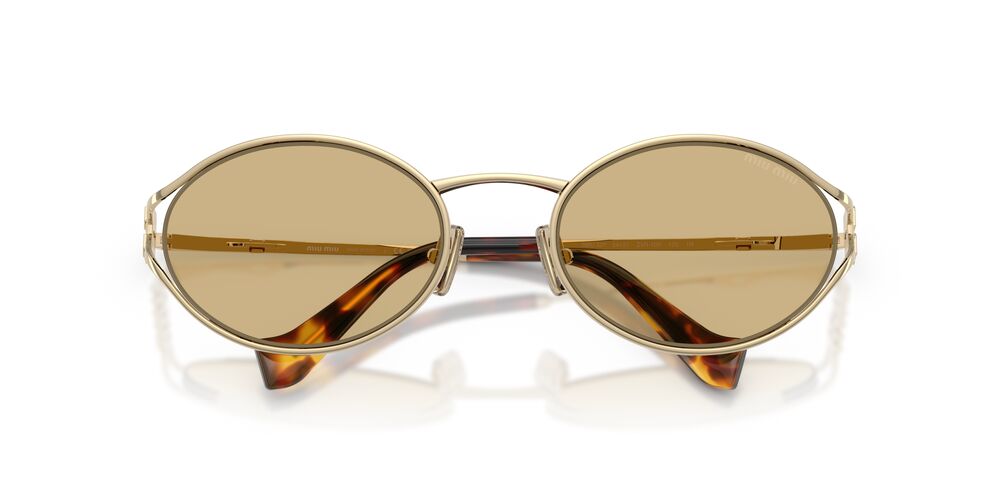 Aros De Sol Miu Miu Mu 52Ys Pale Gold