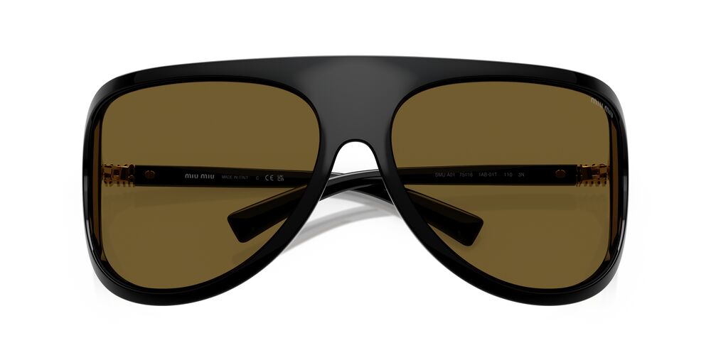 Aros De Sol Miu Miu Mua01S Black