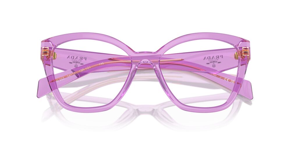 Aros Oftálmicos Prada Pr20Zv Clear Amethyst