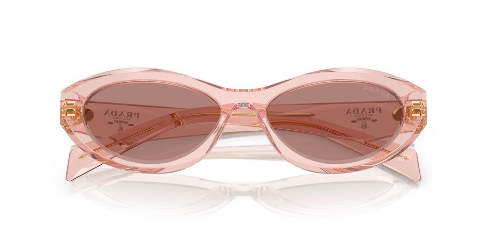 Aros De Sol Prada PR26ZS Transparent Peach