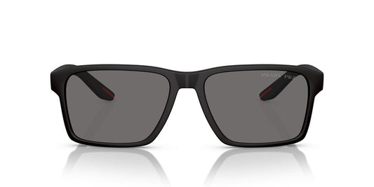 Aros De Sol Prada Linea Rossa Ps 05Ys Black Rubber