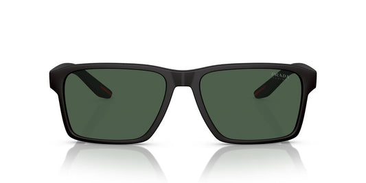 Aros De Sol Prada Linea Rossa Ps 05Ys Black Rubber