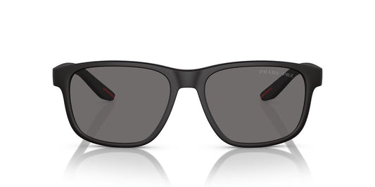 Aros De Sol Prada Linea Rossa Ps 06Ys Black Rubber