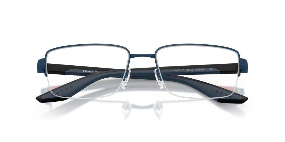 Aros Oftálmicos Prada Linea Rossa Ps51Sv Azul Marino
