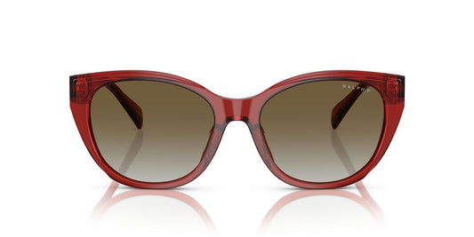 Aros De Sol Ralph Ra5324U Shiny Transparent Burgundy