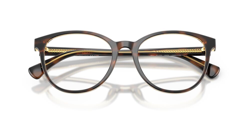 Aros Oftálmicos Ralph Lauren Ra7188U Oscuro Havana On Clear