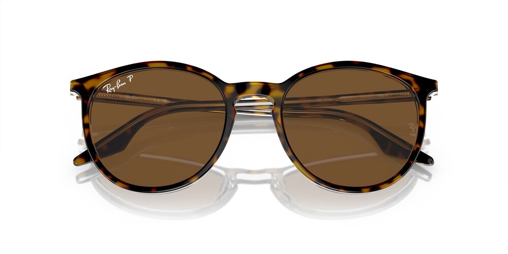 Aros De Sol Ray-Ban Rb2204 Havana On Transparent