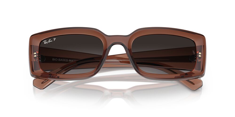 Aros De Sol Ray-Ban Rb4395 Transparent Brown