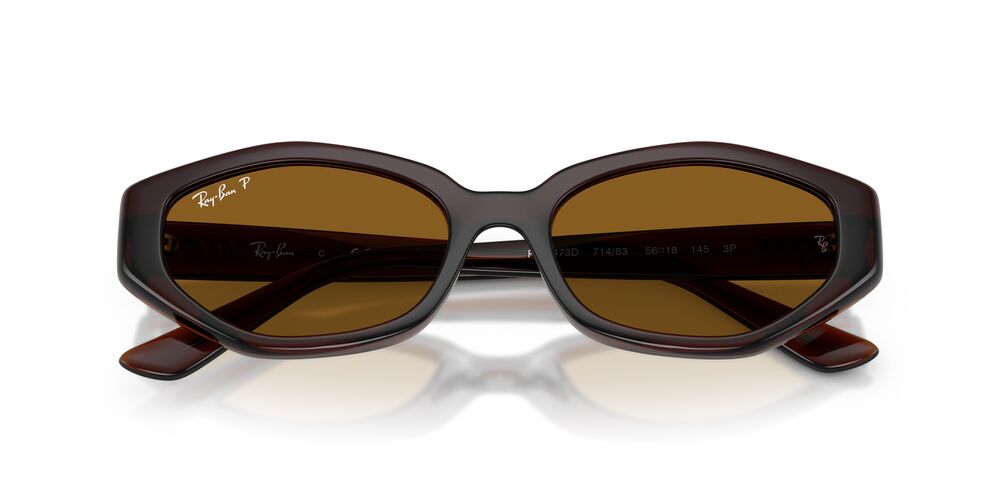 Aros De Sol Ray-Ban RB4473D Dark Brown