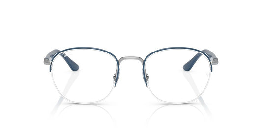 Aros Oftálmicos Ray-Ban Rx6487 Azul Vallarta On Silver