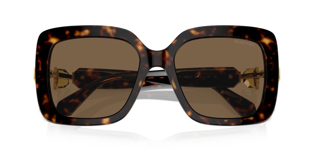 Aros De Sol Swarovski Sk6001 Havana