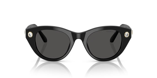 Aros De Sol Swarovski Sk6025 Black