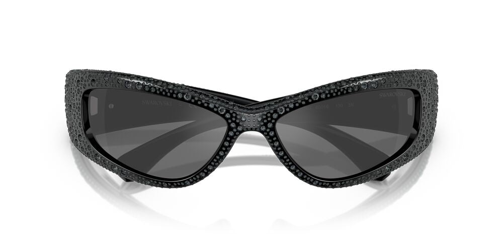 Aros De Sol Swarovski Sk6027 Black