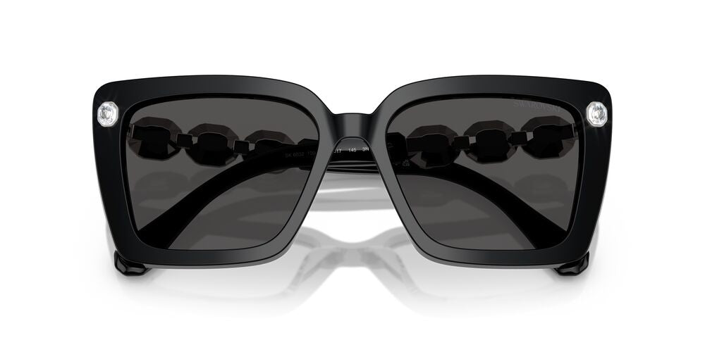 Aros De Sol Swarovski Sk6032 Black