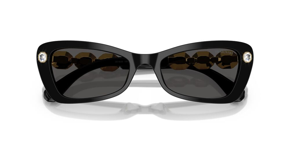 Aros De Sol Swarovski Sk6033 Black