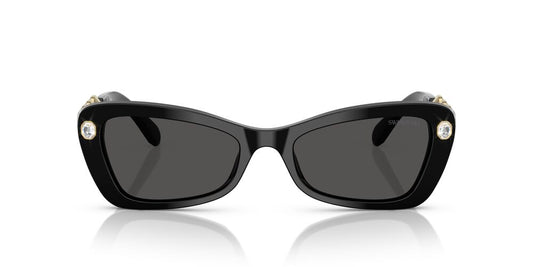 Aros De Sol Swarovski Sk6033 Black