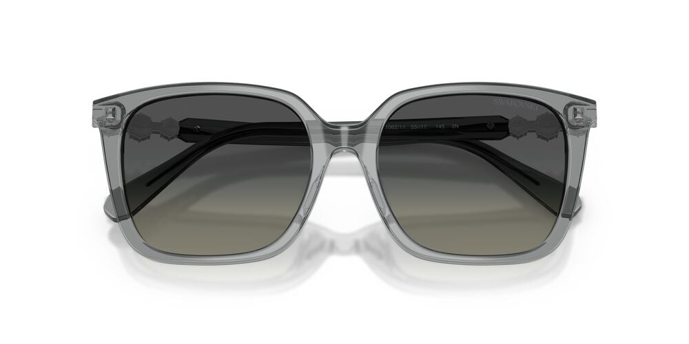 Aros De Sol Swarovski SK6053D Transparent Grey