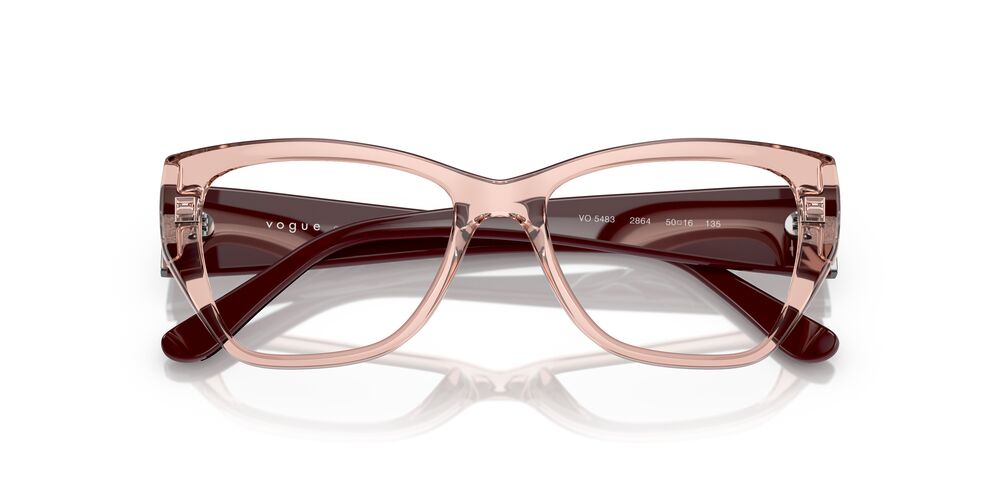 Aros Oftálmicos Vogue Vo5483 Clear Rosado