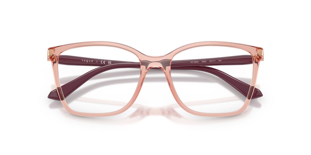 Aros Oftálmicos Vogue Vo5654 Clear Rosa
