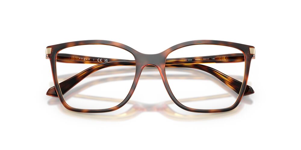 Aros Oftálmicos Vogue Vo5654W Dark Havana