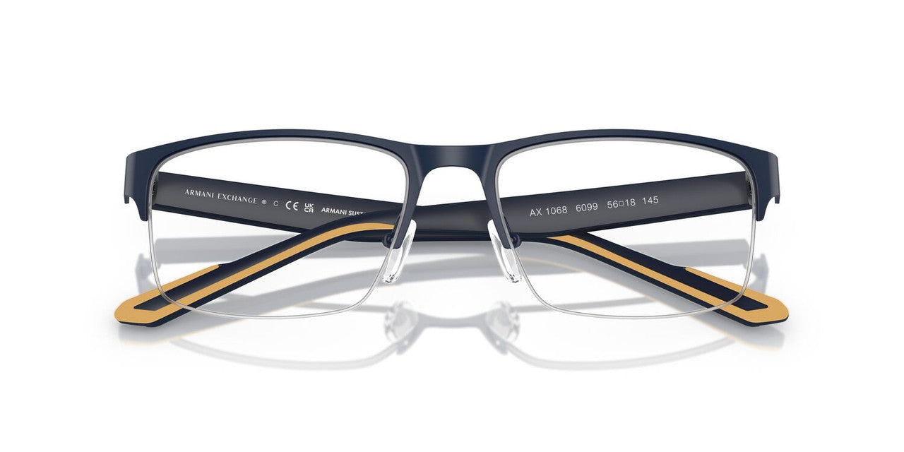 Aros Oftálmicos Armani Exchange Ax1068 Mate Azul
