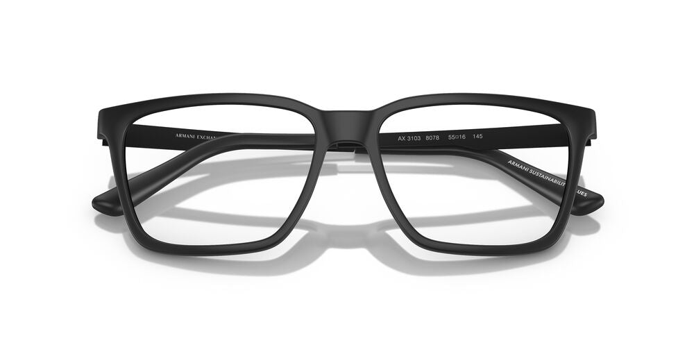 Aros Oftálmicos Armani Exchange Ax3103 Negro/Rojo