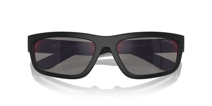 Aros De Sol Prada Linea Rossa Ps 05Zs Black Rubbered