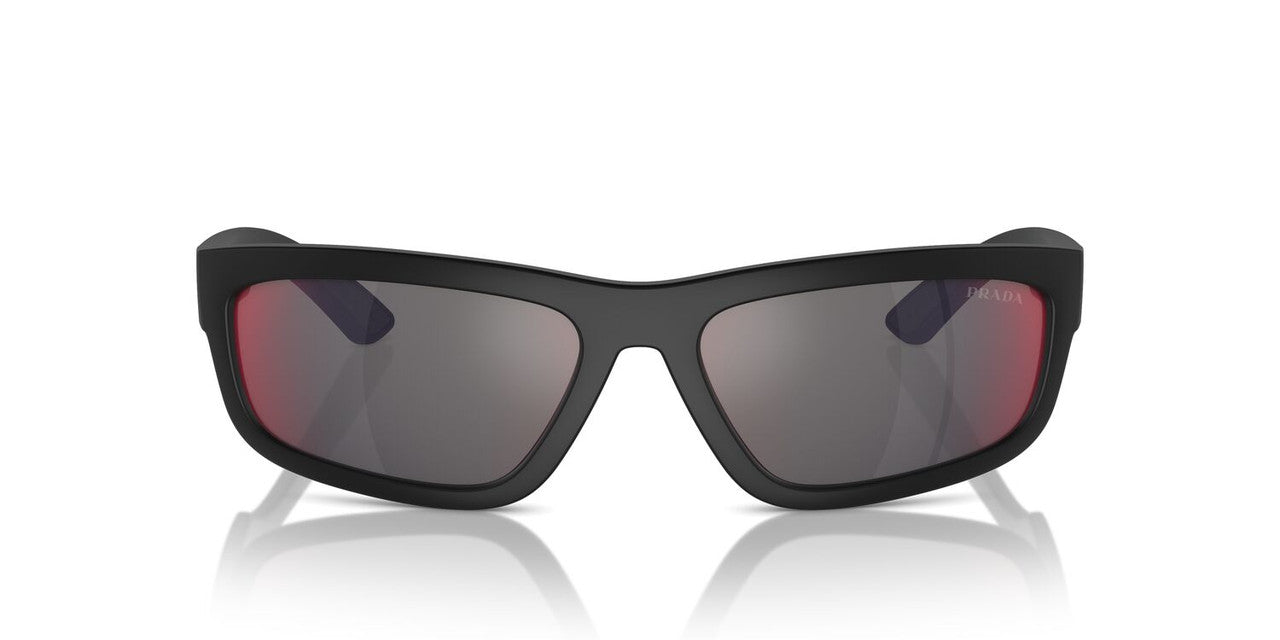 Aros De Sol Prada Linea Rossa Ps 05Zs Black Rubbered