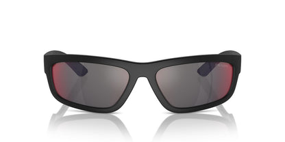Aros De Sol Prada Linea Rossa Ps 05Zs Black Rubbered