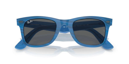 Aros De Sol Ray-Ban Rb2140 Photo Striped Blue
