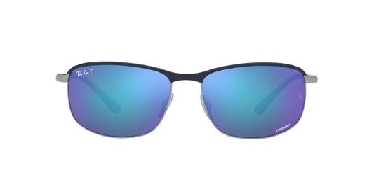 Aros De Sol Ray-Ban Rb3671Ch Blue On Gunmetal