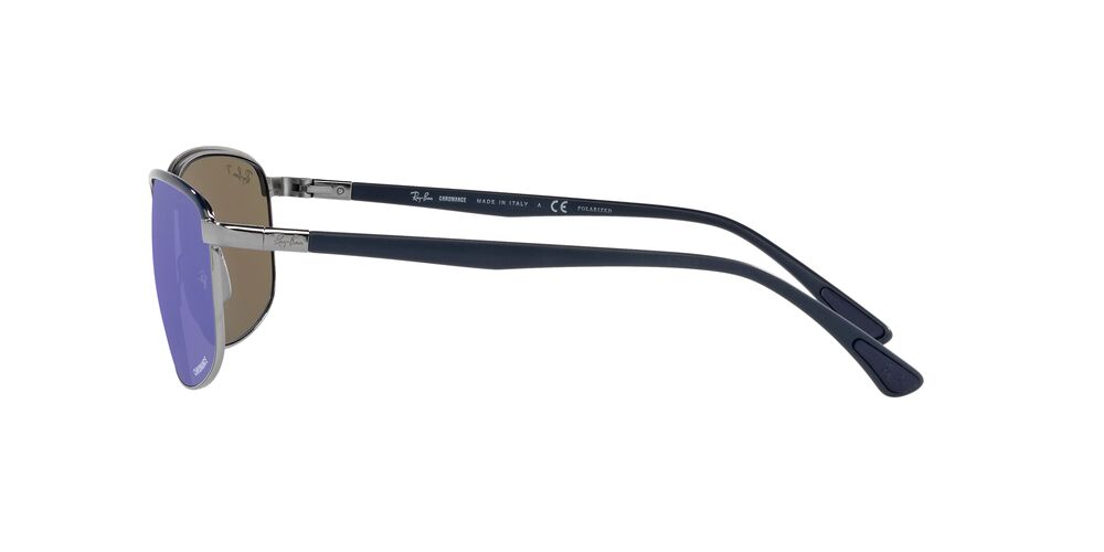 Aros De Sol Ray-Ban Rb3671Ch Blue On Gunmetal
