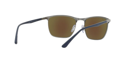 Aros De Sol Ray-Ban Rb3686 Blue On Gunmetal