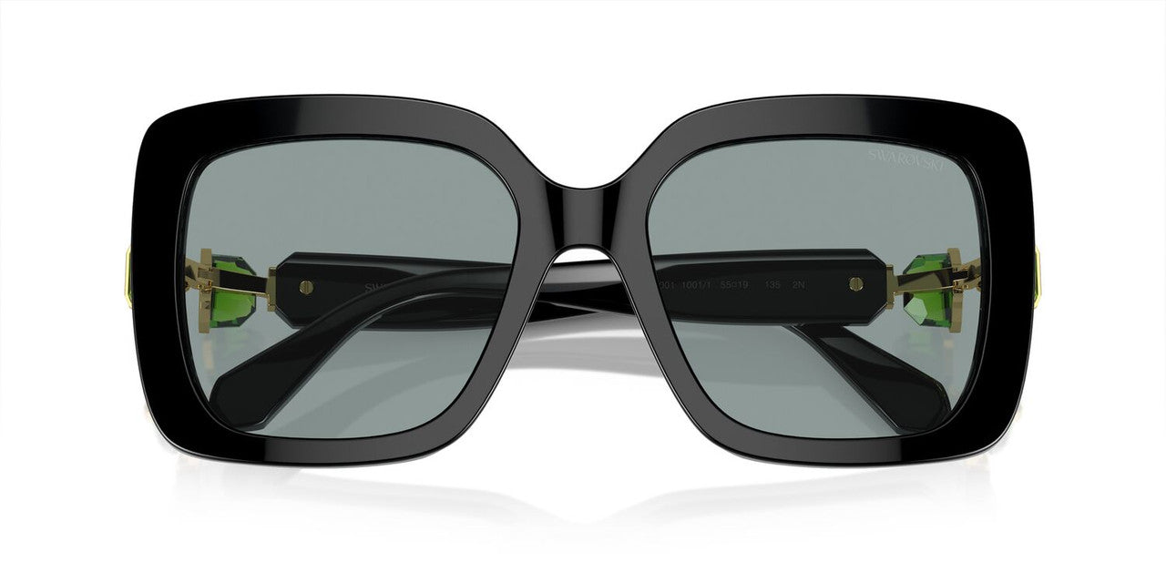 Aros De Sol Swarovski Sk6001 Black