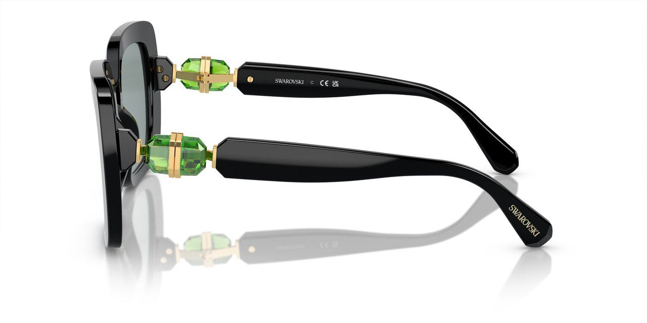 Aros De Sol Swarovski Sk6001 Black