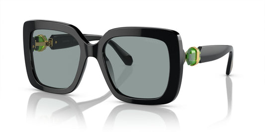 Aros De Sol Swarovski Sk6001 Black