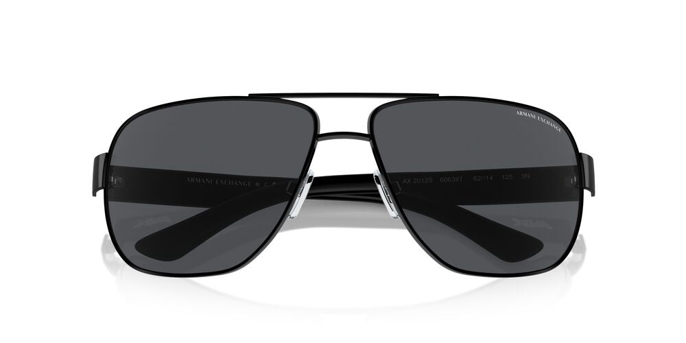 Aros De Sol Armani Exchange AX2012S Satin Black/Black