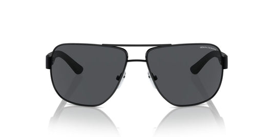 Aros De Sol Armani Exchange AX2012S Satin Black/Black