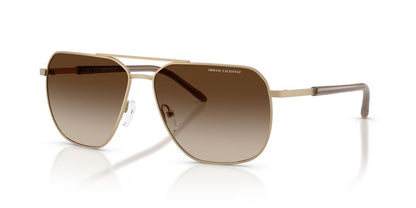 Aros De Sol Armani Exchange AX2057S Matte Pale Gold